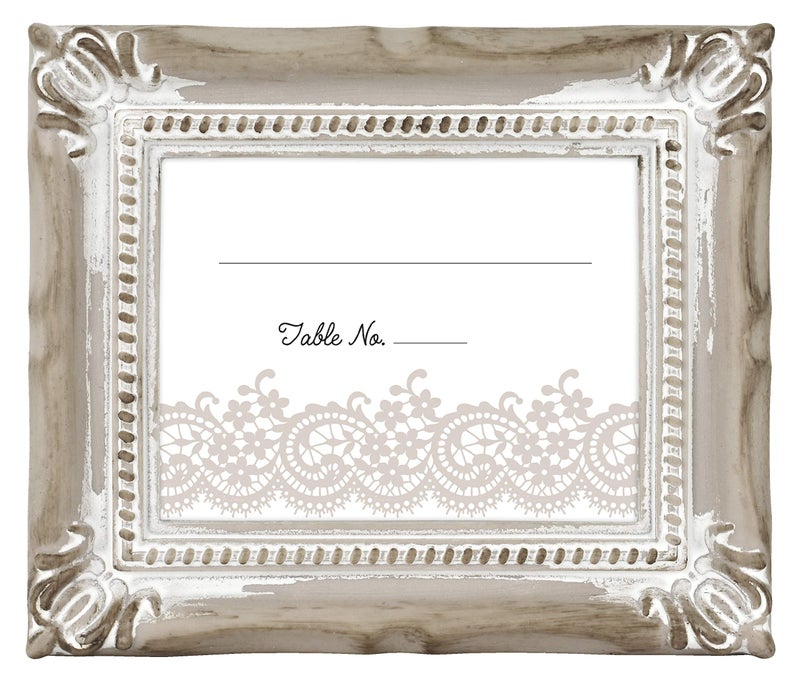 MCS Wedding Photo Frame/Placecard Holder, 69043, 24-Pack, Rustic Brown - Image 3
